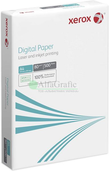 Папір офісний А4 XEROX DIGITAL PAPER 80 грам (500 арк.)  110058 фото